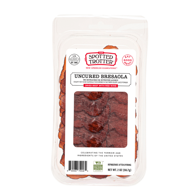 The Spotted Trotter Sliced Bresaola, 2 oz Meats The Spotted Trotter