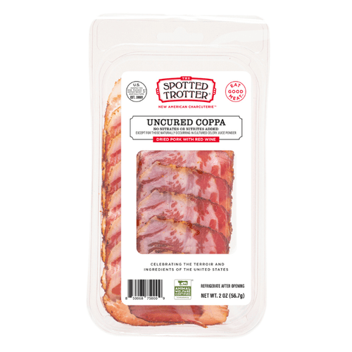 The Spotted Trotter Sliced Uncured Coppa, 2 oz Meats The Spotted Trotter