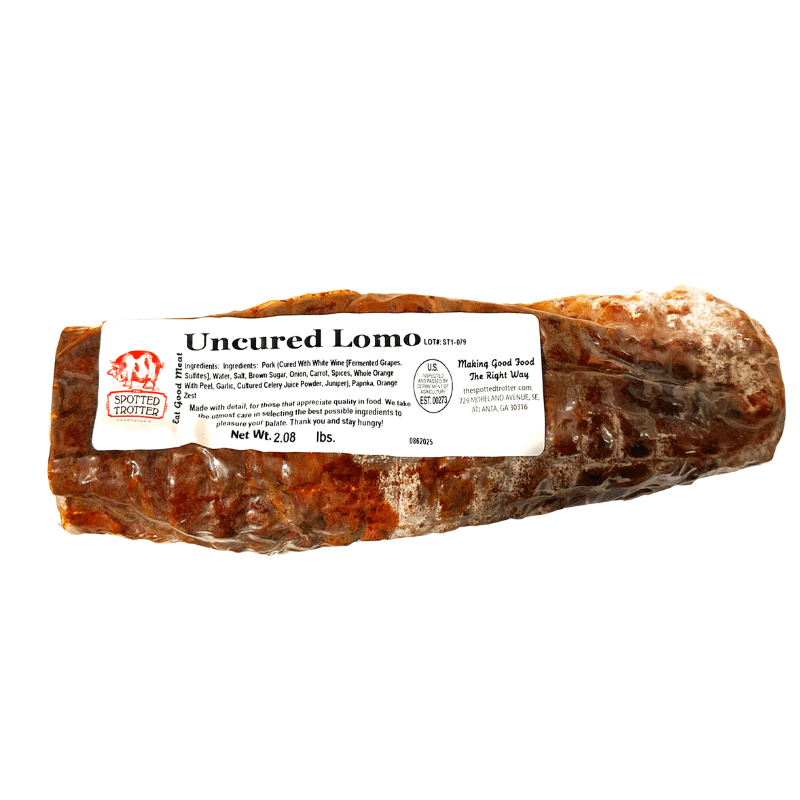 The Spotted Trotter Uncured Lomo, 2 lbs Meats The Spotted Trotter