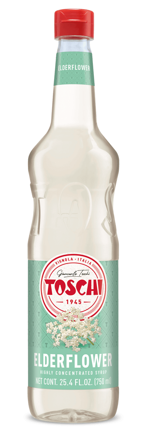 Toschi Elderflower Syrup, 750mL (25.4 oz) For The Bar Toschi