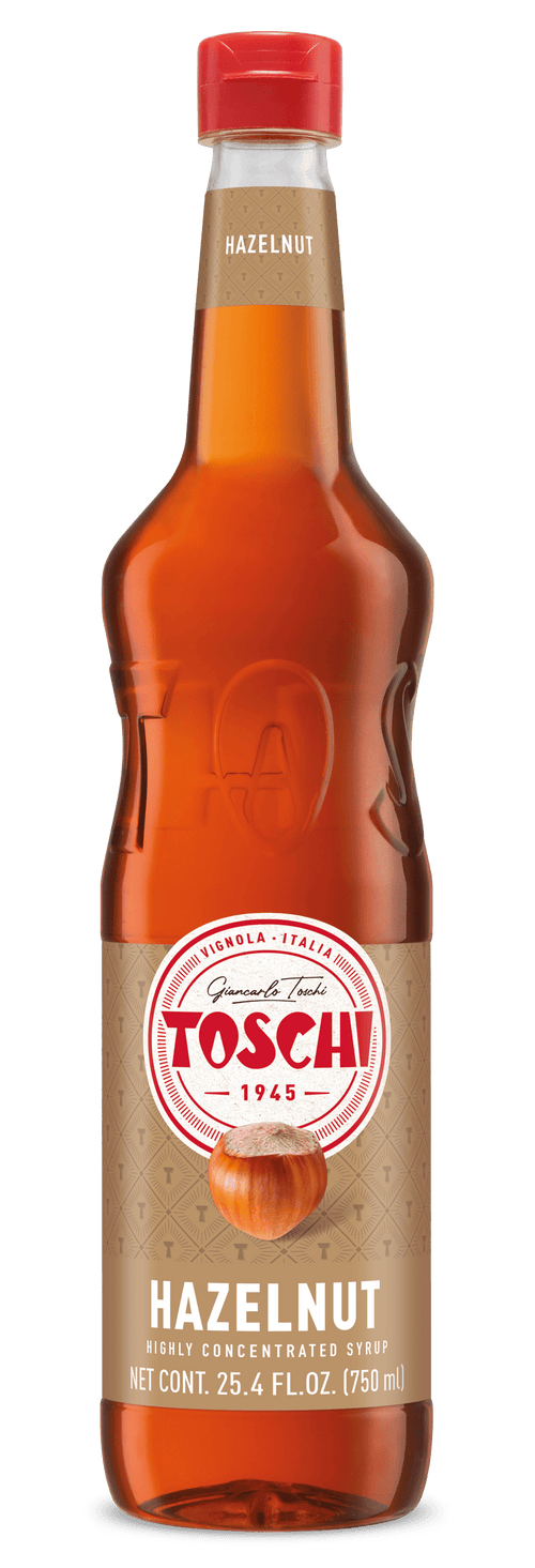 Toschi Hazelnut Syrup, 750mL (25.4 oz) For The Bar Toschi