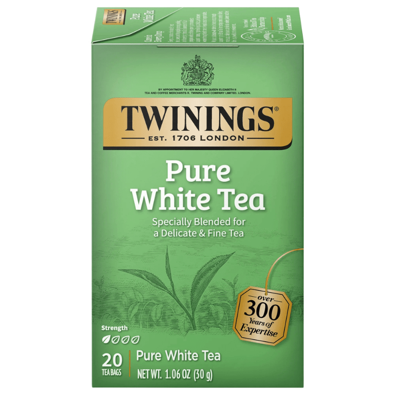 Twinings 100% Pure White Bagged Tea - 20 Count Tea Twinings