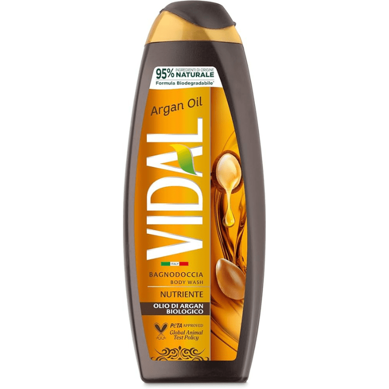 Vidal Argan Oil Body Wash, 500 mL | Supermarket Italy