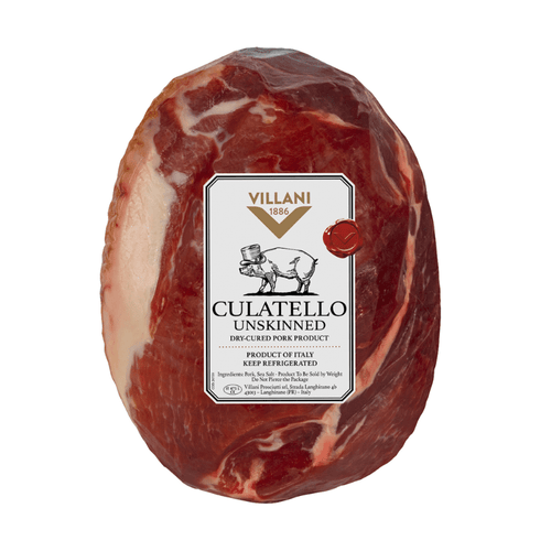 Villani Culatello Unskinned, 9 Lbs Meats Villani