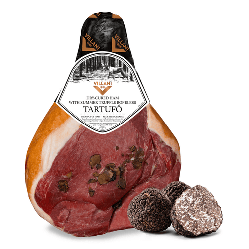 Villani Dry-Cured Truffle Boneless Prosciutto, 14 Lbs Meats Villani