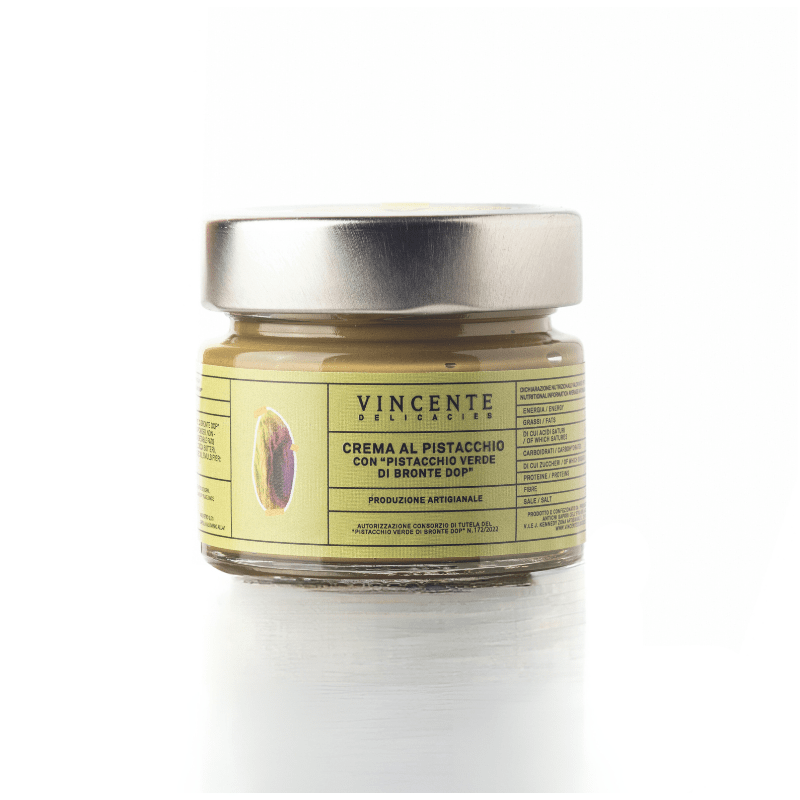 Vincente Pistachio del Bronte Cream Spread DOP, 3.17 oz Pantry Vincente