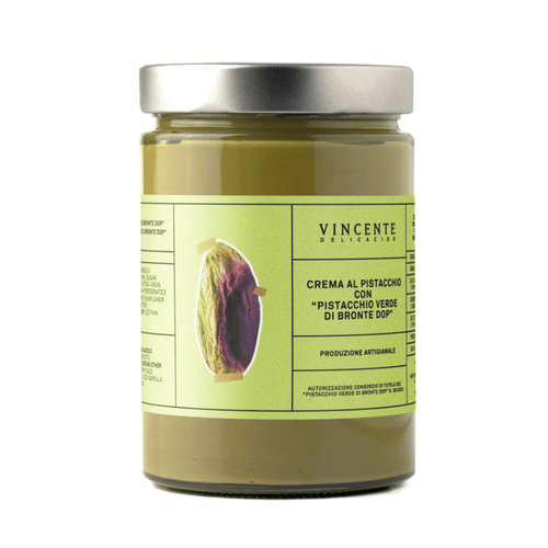Vincente Pistachio del Bronte Cream Spread DOP, 6.35 oz Pantry Vincente
