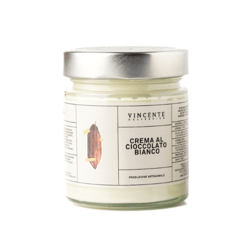 Vincente Sicilian White Chocolate Cream Spread, 6.35 oz Pantry Vincente