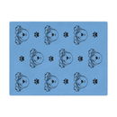 Adventure Ted Baby Blanket - Light Blue Childhood Cancer Society