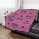 Adventure Ted Baby Blanket - Light Pink Childhood Cancer Society