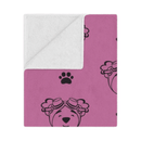 Adventure Ted Baby Blanket - Light Pink Childhood Cancer Society