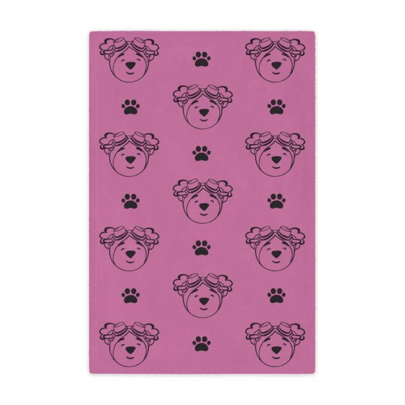 Adventure Ted Baby Blanket - Light Pink Childhood Cancer Society