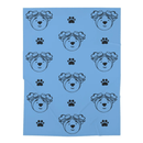 Adventure Ted Baby Swaddle Blanket - Light Blue Childhood Cancer Society