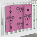 Adventure Ted Baby Swaddle Blanket - Light Pink Childhood Cancer Society Store