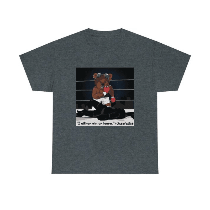 Adventure Ted Boxing - Unisex Heavy Cotton Tee Childhood Cancer Society Store