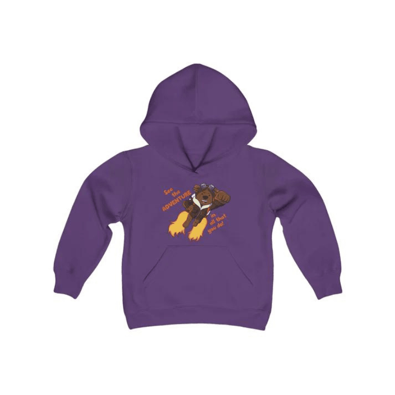 Adventure Ted Children's Hoodie - Various Colors Childhood Cancer Society Store