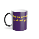 Adventure Ted Color Morphing Mug, 11oz Childhood Cancer Society Store