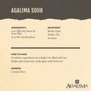Agalima Organic Sweet & Sour Cocktail Mix, 1L Coffee & Beverages Agalima