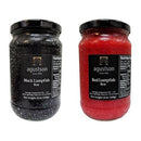 Agustson Black and Red Lumpfish Caviar 12 oz Variety, (2 PACK) Seafood Agustson