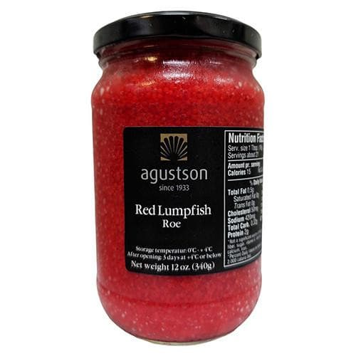 Agustson Red Lumpfish Caviar, 12 oz Seafood Agustson 