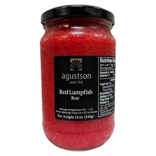 Agustson Red Lumpfish Caviar, 12 oz Seafood Agustson