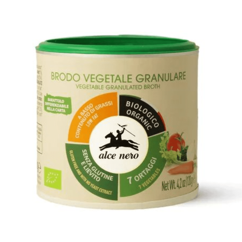 Alce Nero Organic Vegetable Bouillon Powder, 4.23 oz
