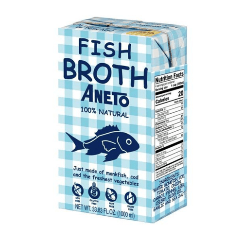 Aneto Fish Broth, 1 Liter Pantry Aneto
