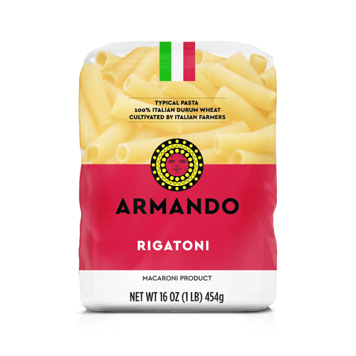 Armando Rigatoni Pasta, 16 oz Pasta & Dry Goods Armando 