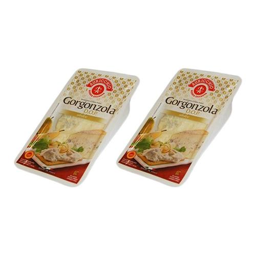 Auricchio Gorgonzola Dolce Wedges, 7 oz (Pack of 2) Cheese Auricchio