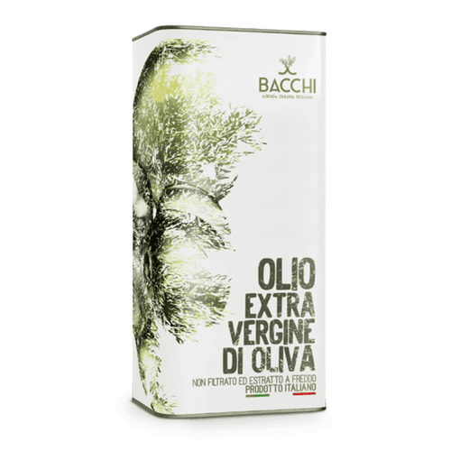 Bacchi Unfiltered Extra Virgin Olive Oil Tin, 3 Liter | 101.4 oz Oil & Vinegar Bacchi 