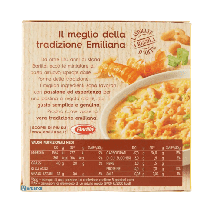 Barilla Emiliane Stelline Egg Pasta, 9.7 oz Pasta & Dry Goods Barilla 