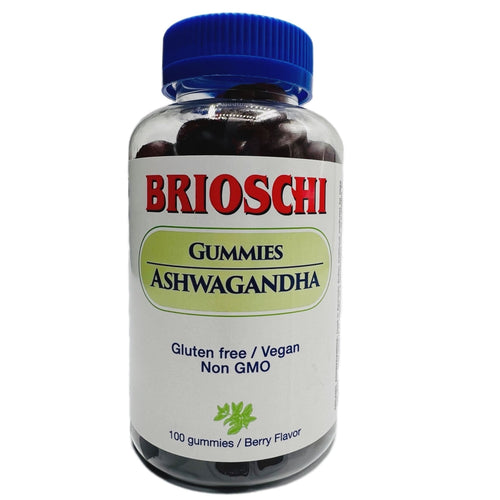 Brioschi Ashwagandha Gummies, 100 Count Health & Beauty Brioschi