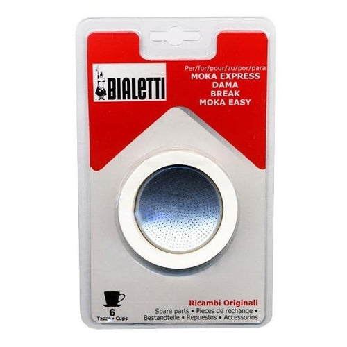 Bialetti Gaskets and Filter Set for 6-Cup
