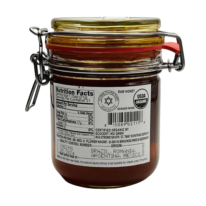 Bihophar Organic Liquid Flower Honey, 16 oz Pantry Bihophar 