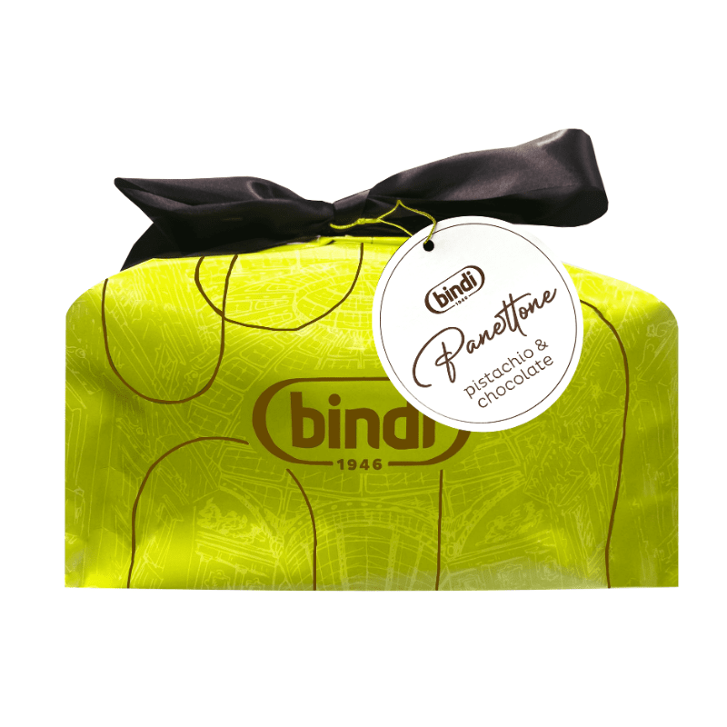 Bindi Pistachio and Chocolate Panettone, 1.65 Lbs (750g) Sweets & Snacks Bindi