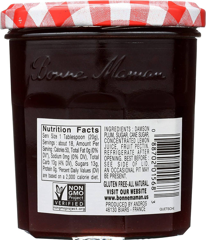 All-natural Damson plum jam from France.