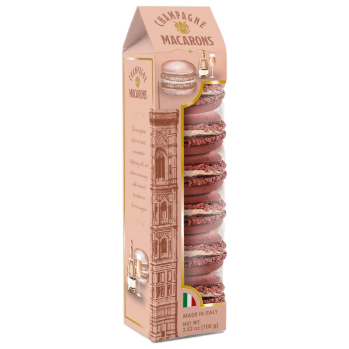 Borgo de’ Medici Champagne Macarons, 2.96 oz Sweets & Snacks Borgo de Medici