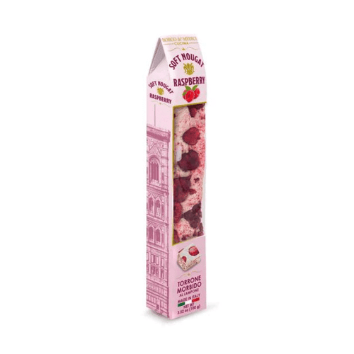 Borgo de Medici Soft Nougat Torrone with Raspberries, 3.5 oz Sweets & Snacks Borgo de Medici