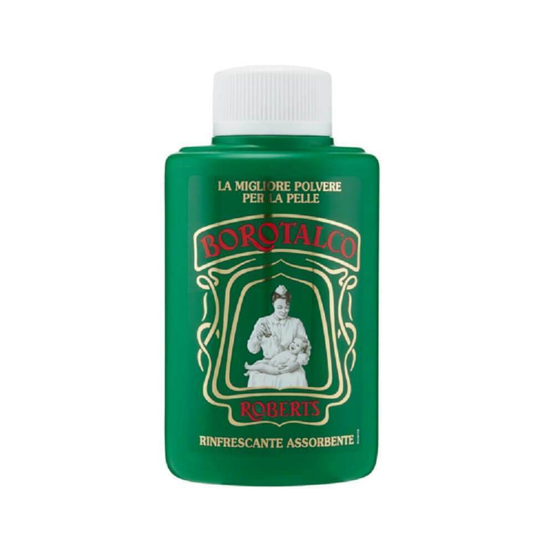 Borotalco Roberts Classic Premium Talcum Powder Shaker, 3.5oz