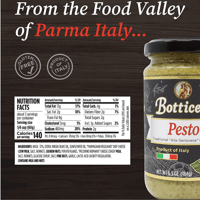 Botticelli Pesto Sauce, 6.7 oz Sauces & Condiments Botticelli 