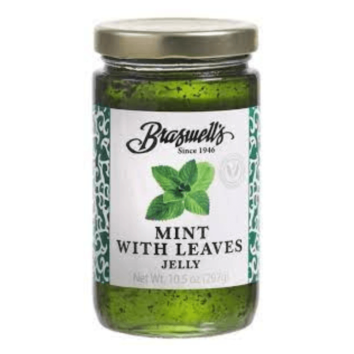 Braswell's Mint Jelly with Leaves, 10.5 oz Sauces & Condiments Braswell's