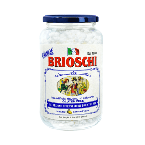 Brioschi Lemon Flavored Effervescent Glass Jar, 8.5 oz Health & Beauty Brioschi 