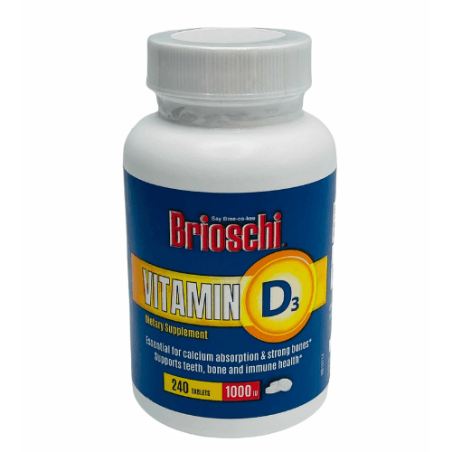 Brioschi Vitamin D3, 240 Tablets Health & Beauty Brioschi