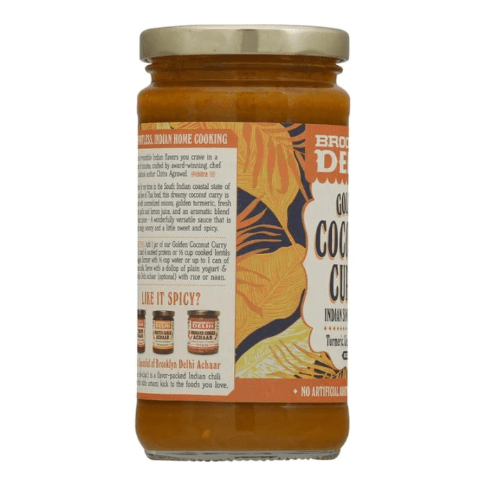 Brooklyn Delhi Golden Coconut Curry, 12 oz Sauces & Condiments Brooklyn Delhi 