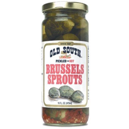Bryant’s Old South Pickled Hot Brussels Sprouts, 16 oz Fruits & Veggies Bryant's Old South