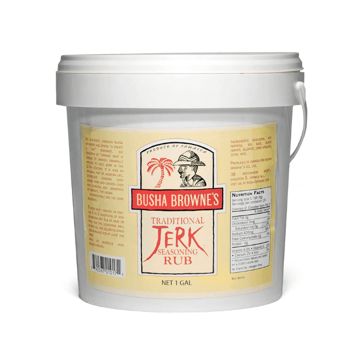 Busha Browne Traditional Jerk Seasoning Rub, 1 Gal. Pantry Busha Browne