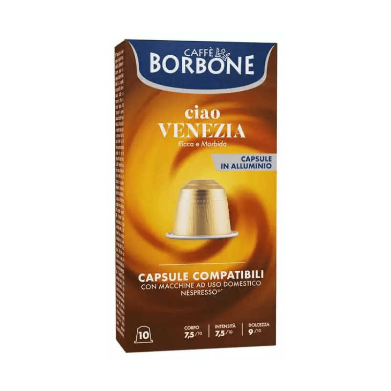 Caffe Borbone Ciao Venezia Nespresso Capsules, 10 Count