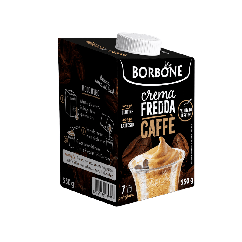 [Best Before: 05/17/24] Caffe Borbone Crema Fredda Cold Coffee Cream, 550g