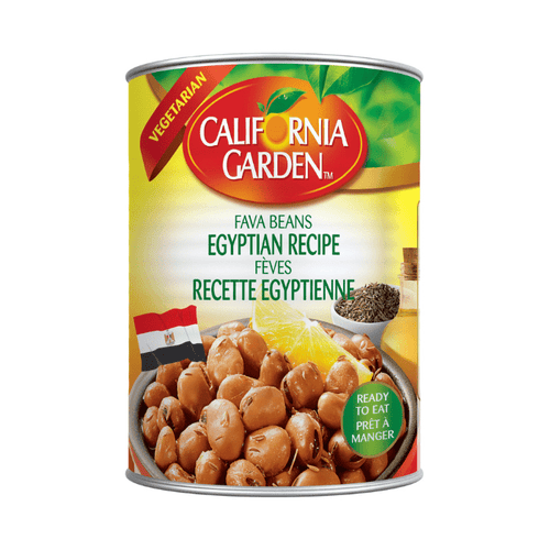 California Garden Egyptian Recipe Ready to Eat Fava Beans, 16 oz Pantry California Garden