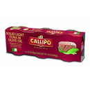 Callipo Oro Tuna Light in Olive Oil, 3 Cans (2.8 oz) Seafood Callipo